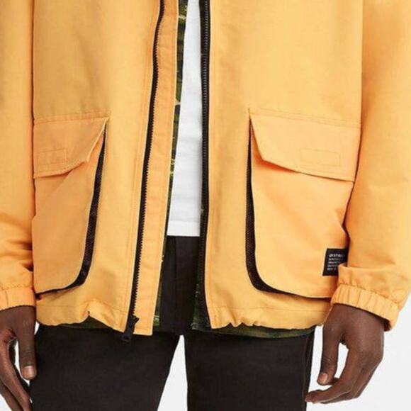 Levi's Men's Yellow Tactical Windbreaker Jacket, size Medium ~ NEW - Picture 5 of 7